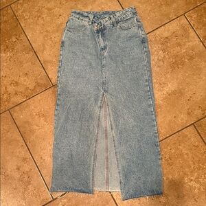 Women's Blue Denim Skirt